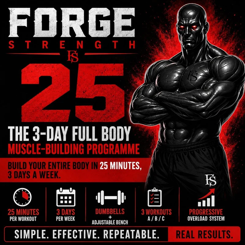 FORGE 25 — Full Body Muscle-Building Programme + Complete Video Guide