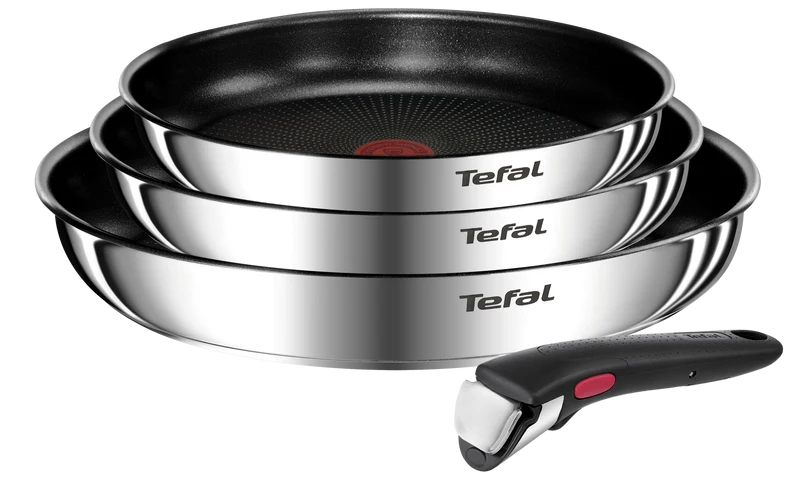 User manual and frequently asked questions Tefal Ingenio Emotion Induction Non-stick Stainless Steel 4pc Frypan Set
