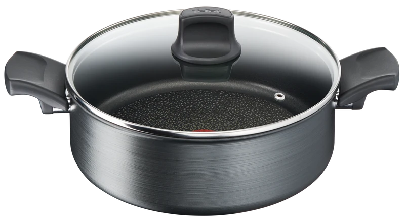 User manual and frequently asked questions Tefal Titanium Fusion Induction Non-Stick Pot Roast 26cm + Lid
