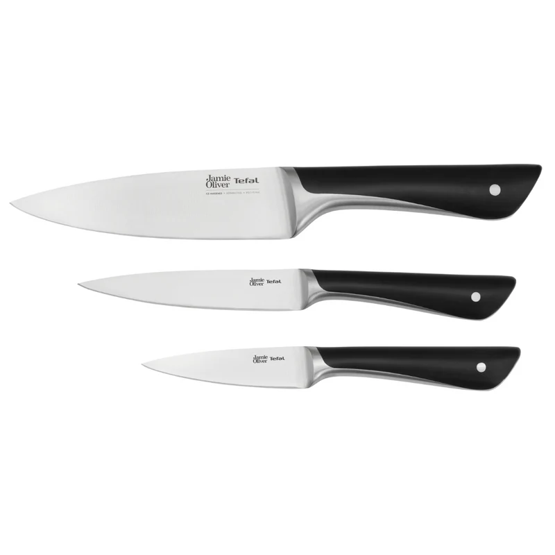 User manual and frequently asked questions Jamie Oliver by Tefal Stainless Steel The Starter 3pc Knife Set