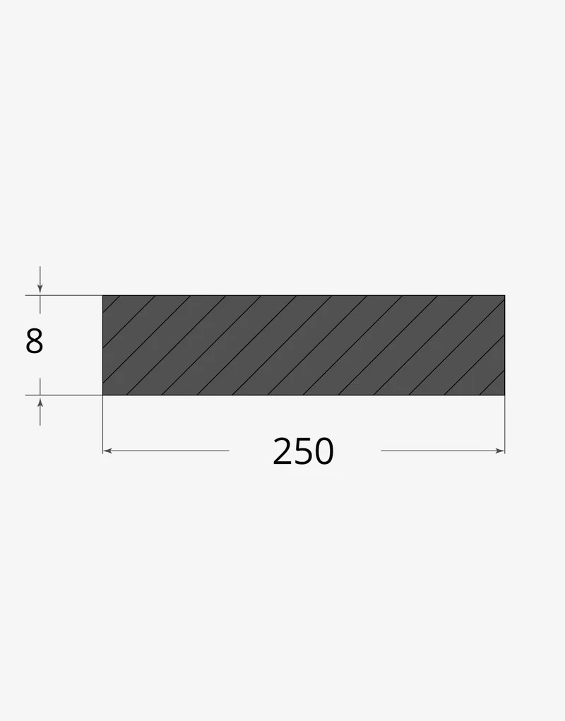 Piatto 250x8mm