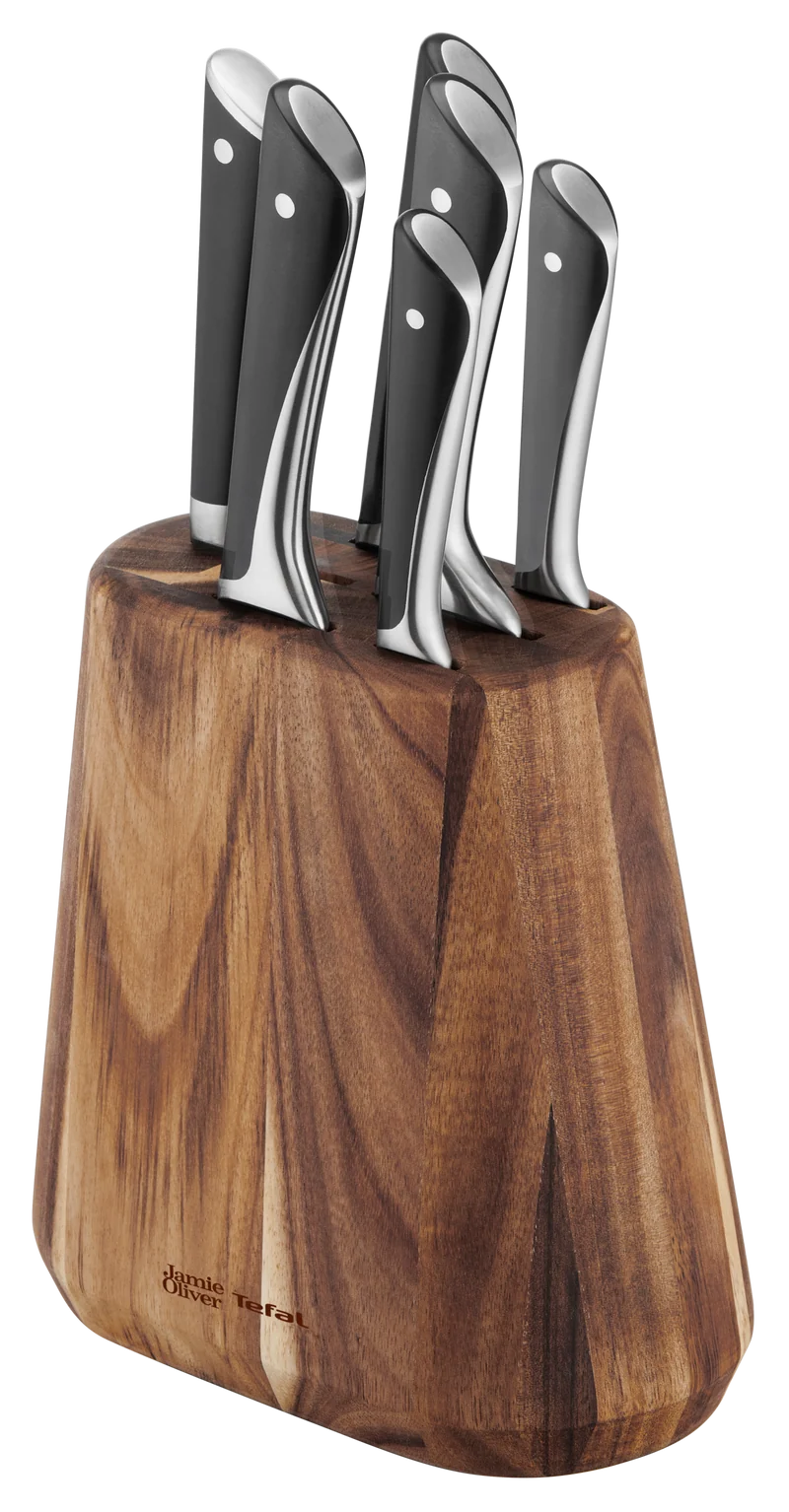 User manual and frequently asked questions Jamie Oliver by Tefal Knife Block 6pc Set
