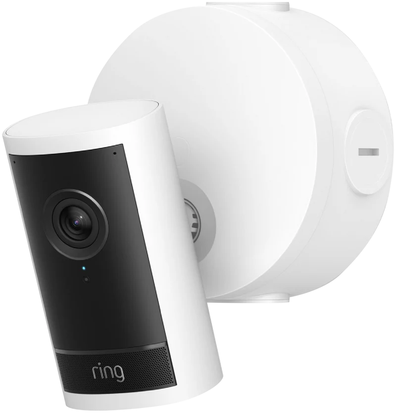 Ring Outdoor Camera 4K Pro - POE Security Camera - White