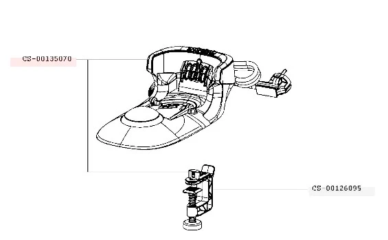 Tefal Freemove Steam Iron Replacement Part - Support/Steam Iron - CS00135070