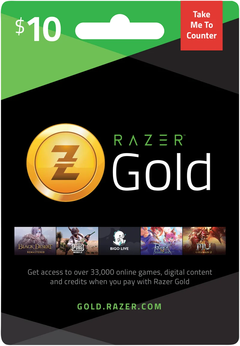 Razor Gold $10 Digital Gift Card
