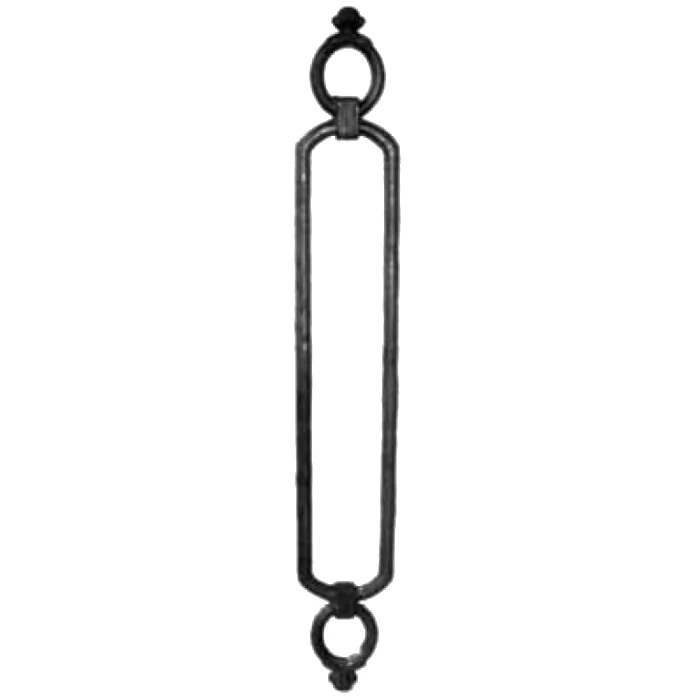 Elemento Ringhiera Ghisa Grezzo H 900 x L 140 mm