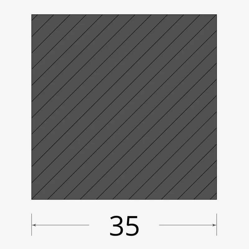 Quadro pieno 35x35mm