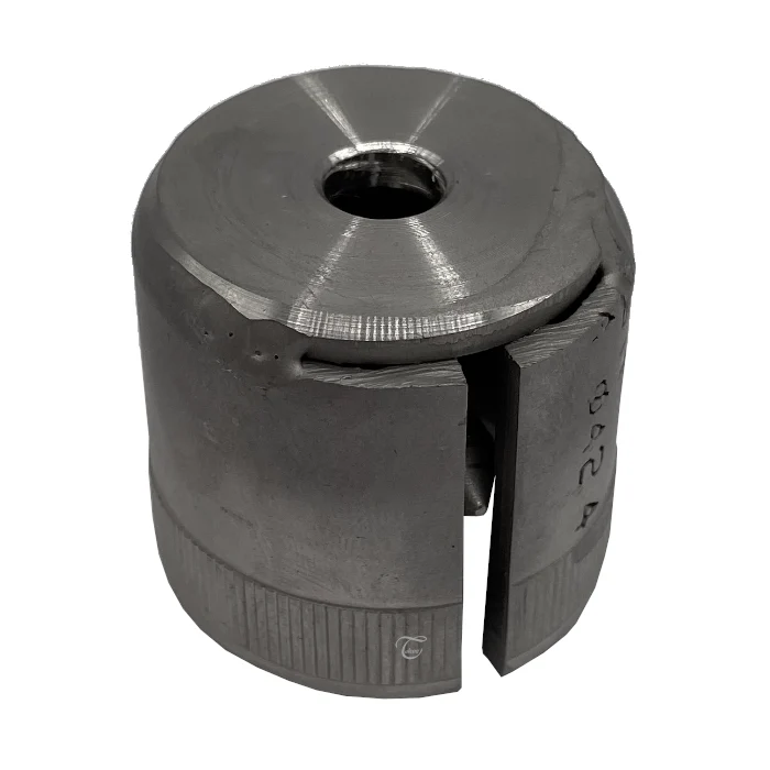Componente per collegamento tubo 42.4x2 e corrimano in legno