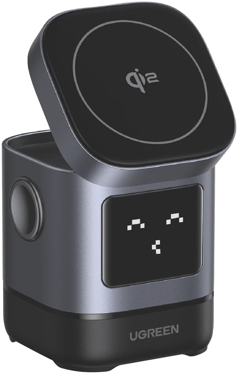 UGREEN UNO 2-in-1 Qi2 15W Wireless Charger