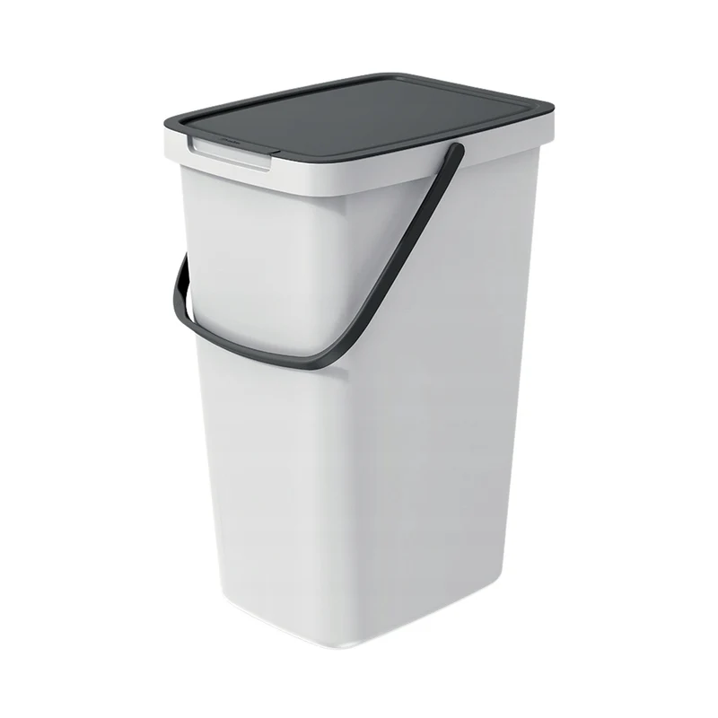 Keden Systema Q Bidone per la raccolta differenziata 20l, colore cenere