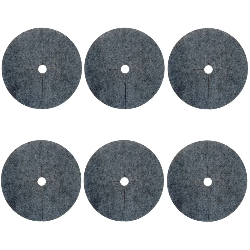 Set di dischi antierba Bertoni, 6 pezzi, 50 cm, grigio