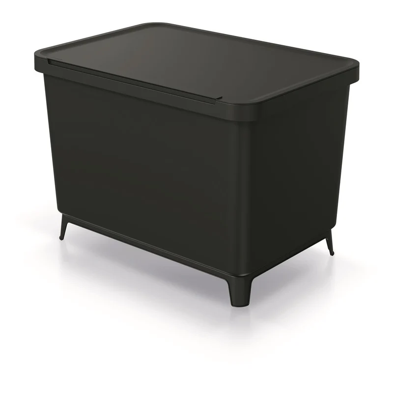 Keden SYSTEMA - Cestino per rifiuti 2x10 + 23l - nero riciclaggio