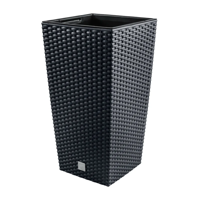 Vaso per fiori con Prosperplast Rato Square DRTS225 S433 antracite