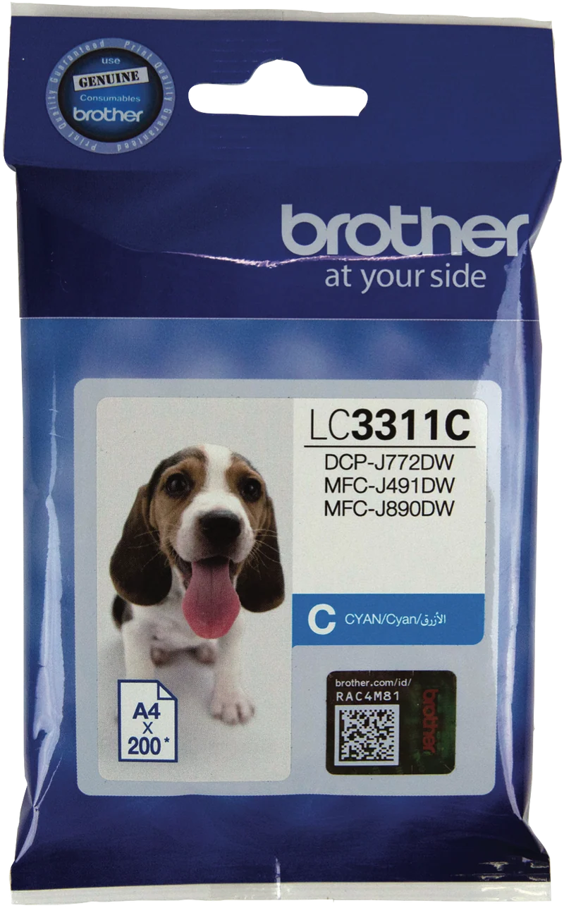 Brother LC3311Cyan Ink Cartridge