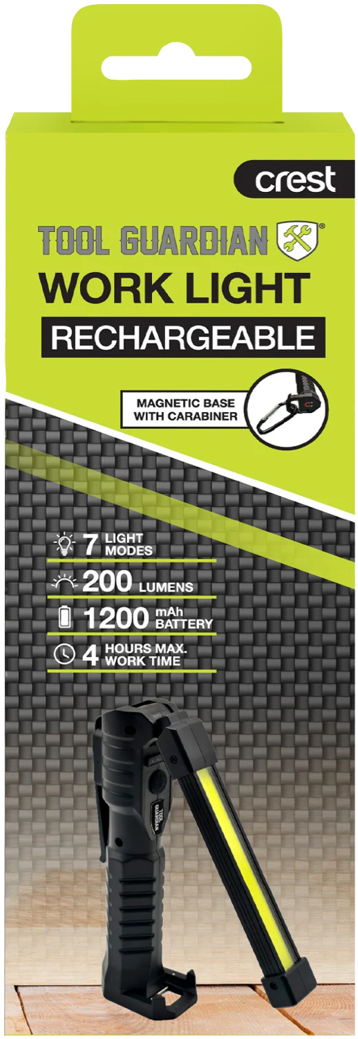 Tool Guardian Compact Magnetic Rechargeable Worklight