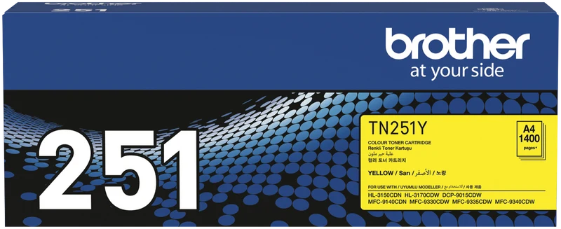 Brother TN-251 Yellow Laser Toner