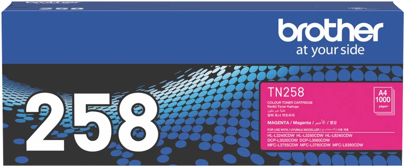 Brother TN258M Magenta Toner Cartridge
