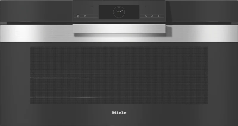 Miele 90cm Pyrolytic Oven with Moisture Plus, Crisp Function and Integrated Camera CleanSteel