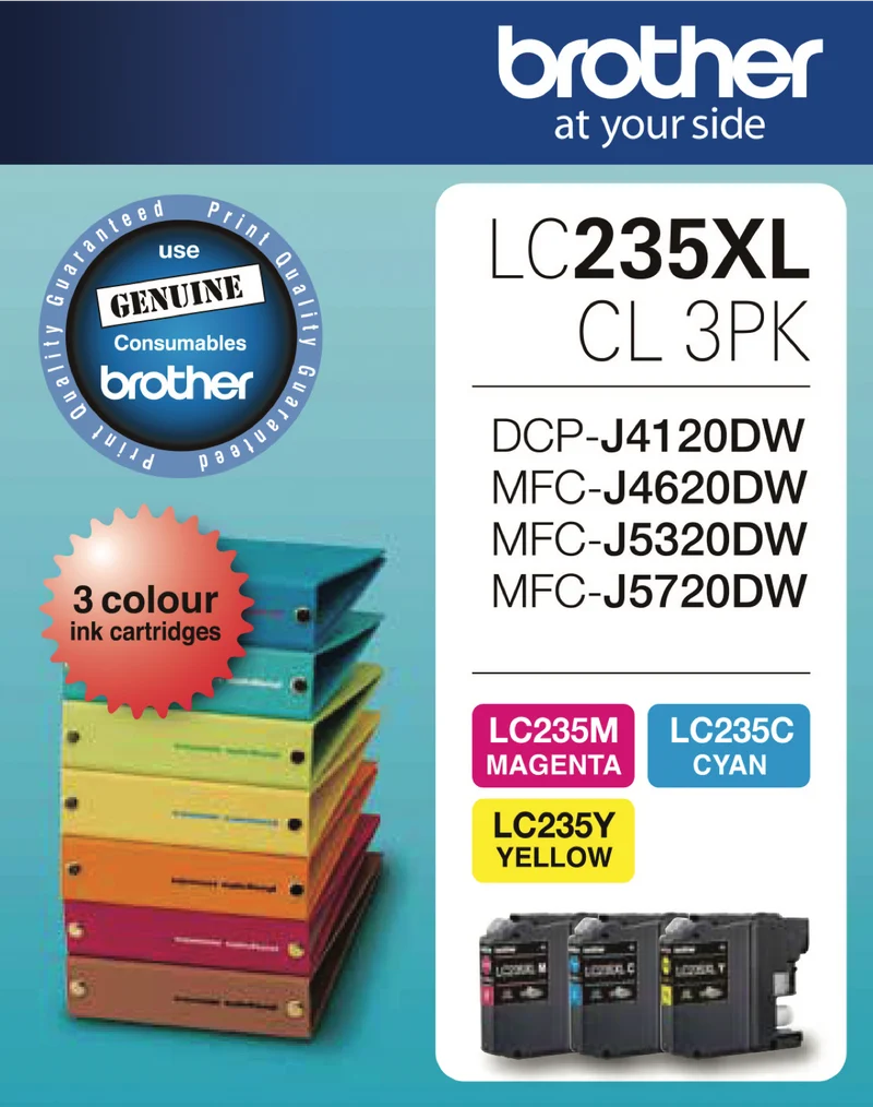 Brother LC235 XL Colour Value Pack