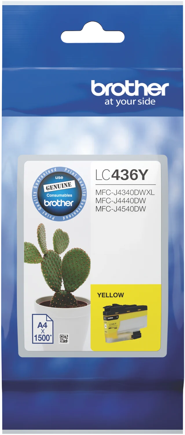 Brother LC436Y Yellow Ink Cartridge