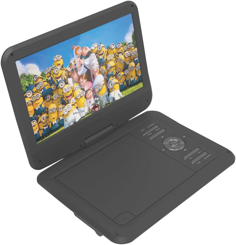 Laser 10" Portable DVD Player With Anti-Skip Technology 2024