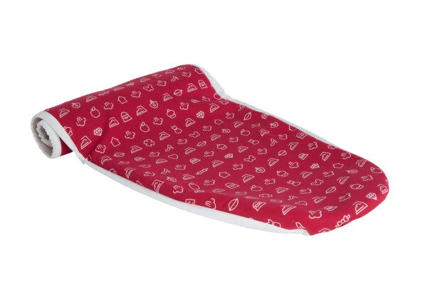 Lelit PA701 rivestimento per asse da stiro Imbottitura per copriasse da stiro Cotone, Poliestere Rosso, Bianco