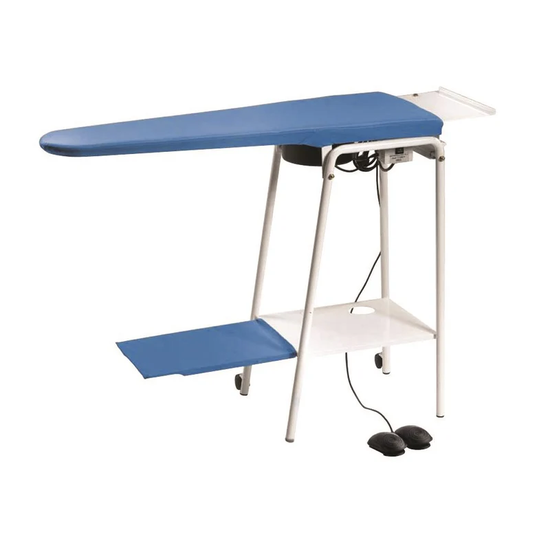 Tavolo da Stiro Professionale pieghevole Motore aspirante e soffiante con Piano riscaldato Modello AT10 Made in Italy Garanzia 5 anni