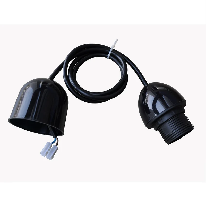 Cavo Elettrico Porta Lampada E27 Nero Mirada
