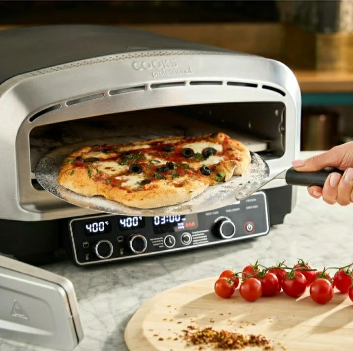 FORNO PIZZA XXL PROFESSIONALE DCG MB2350 PIZZAMAKER PIETRA REFRATTARIA 450°