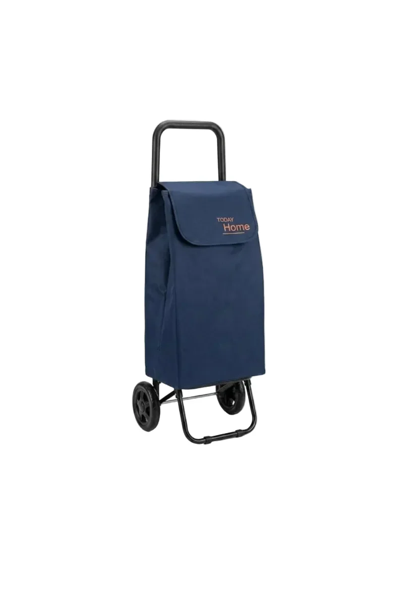 Today Home Carrello Spesa Pieghevole Isotta 42L con 2 Ruote, Impermeabile, Leggero, Capacità 25 kg