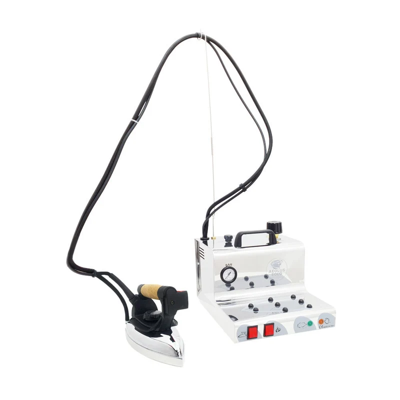Sistema stirante professionale GVK14 con Caldaia in Acciaio inox AISI 304 e Resistenza esterna anticalcare (2,2 L) Classe energetica A++ Made in Italy Garanzia 5 anni