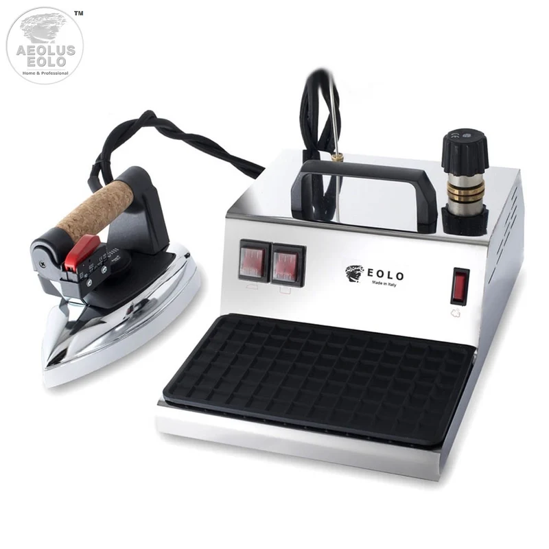 Sistema stirante professionale GV07 INOX con caldaia in rame a risparmio energetico e resistenza esterna anticalcare (1,5 L) Made in Italy Garanzia 5 anni