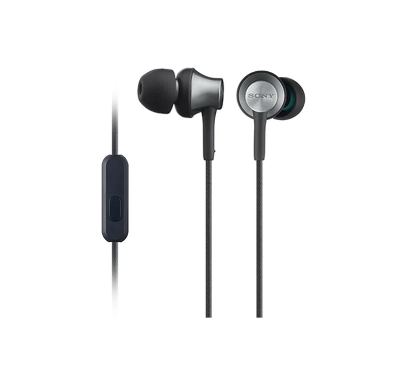 SONY MDR-EX650AP/MDREX650AP BQ In-Ear Earphones Mic Brass Housing Brass Black