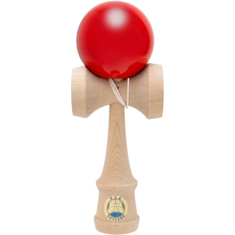 Onda Kendama Master Takumi Certified Competition Kendama Red w/ Spare String