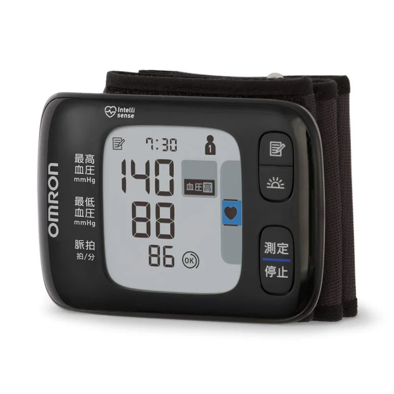Omron Wrist Blood Pressure Monitor HEM-6230 Series Black HEM-6233T