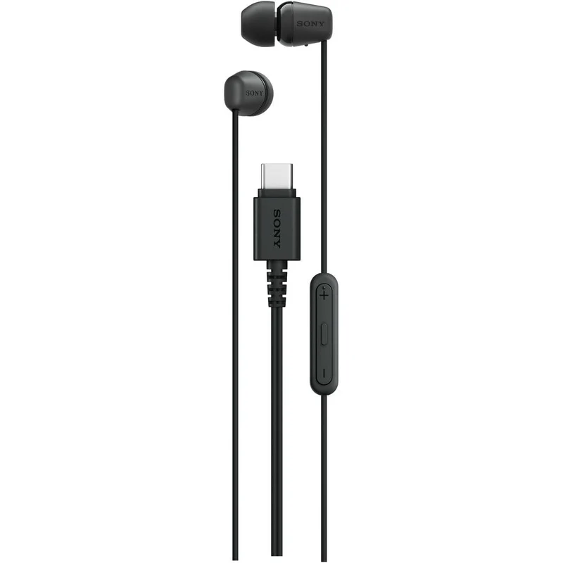 SONY IER-EX15C BZ Black Type-C Wired Earphones w/Mic 1 2m
