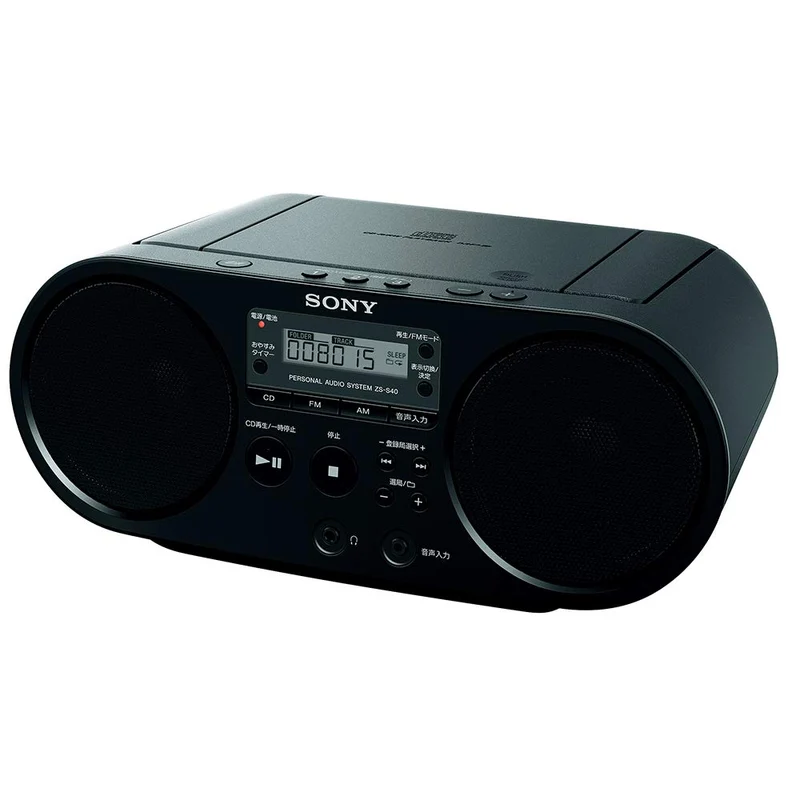 Sony AUX CD Radio ZS-S40 FM/AM/Wide FM Black ZS-S40 B