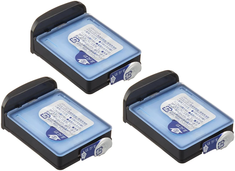 Panasonic Shaver Cleaning Cartridge for Lamdash Charging Cleaner 3-Pack ES035