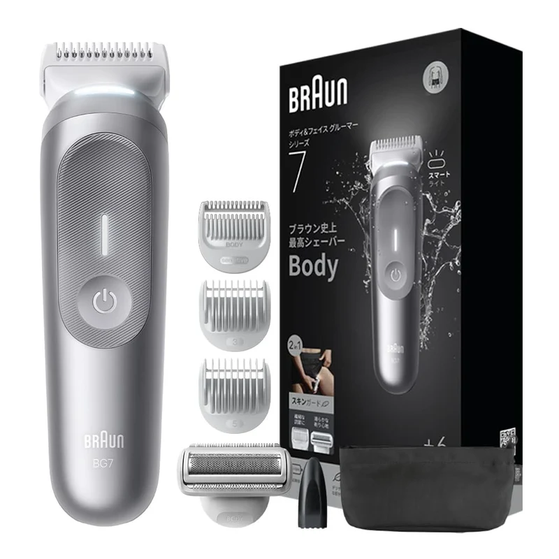 Braun Series 7 Body & Face Groomer BG7550 with 4 Combs & Pouch