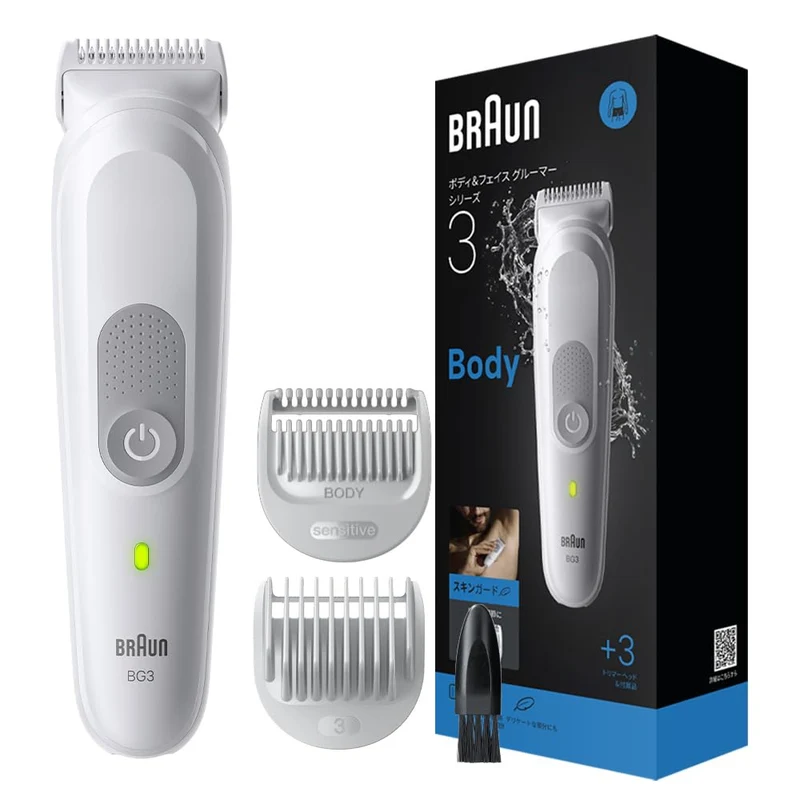 Braun Series 3 Body & Face Groomer BG3530 Trimmer with 2 Combs