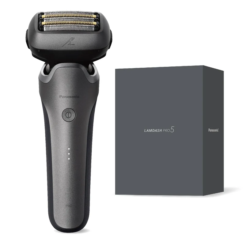 Panasonic Lamdash PRO 5-Blade Men’s Electric Shaver Titanium Silver (ES-L551U-S) AC100～240V