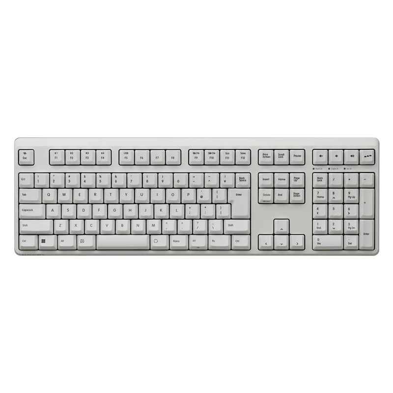 REALFORCE R4 Hybrid Full Keyboard Variable Weight JP Layout Super White R4HA22