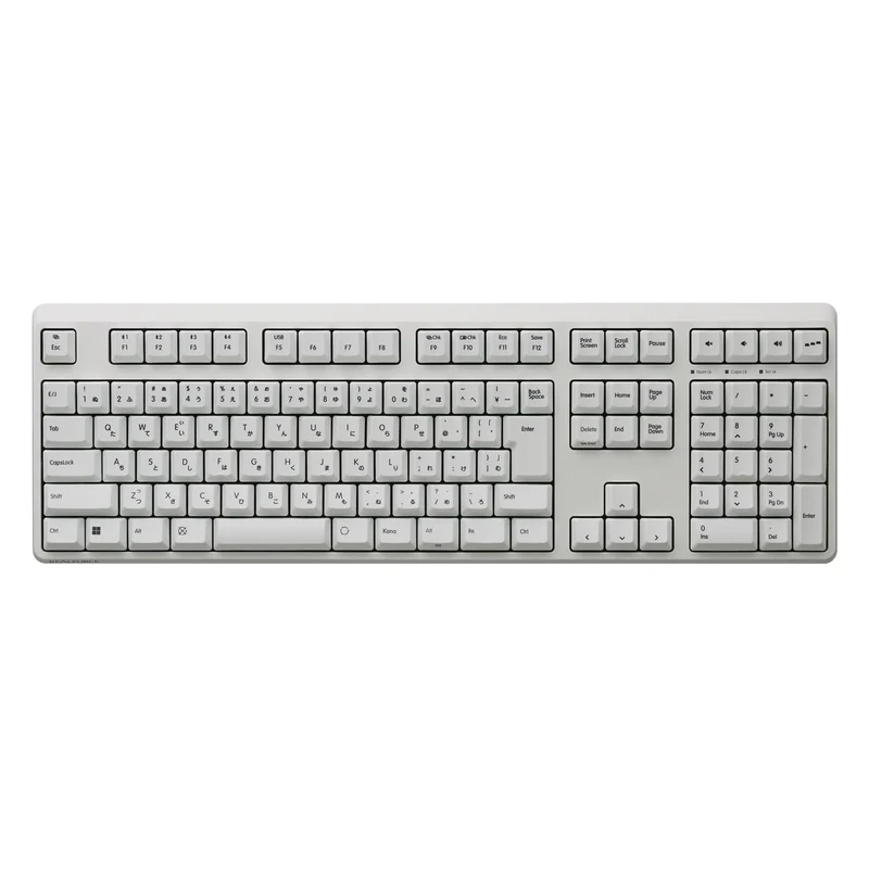 REALFORCE R4 Hybrid Full Keyboard JP Layout Kana 45g Super White R4HA71