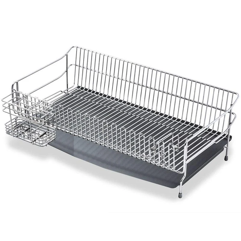 Stainless Steel Dish Drainer Basket 30cm 2200g