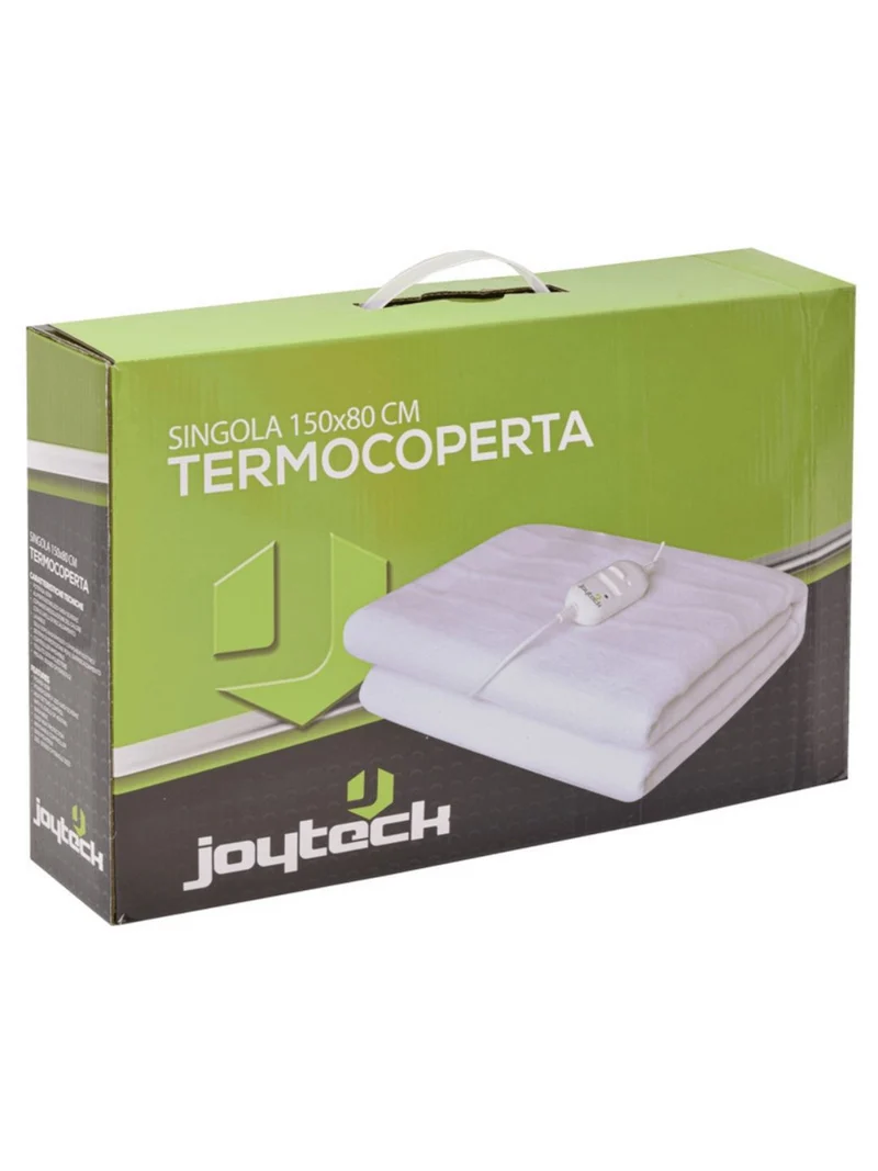 Termocoperta Elettrica Matrimoniale Lavabile 140X160CM 60W+60W Scalda Letto Sonno Joytech