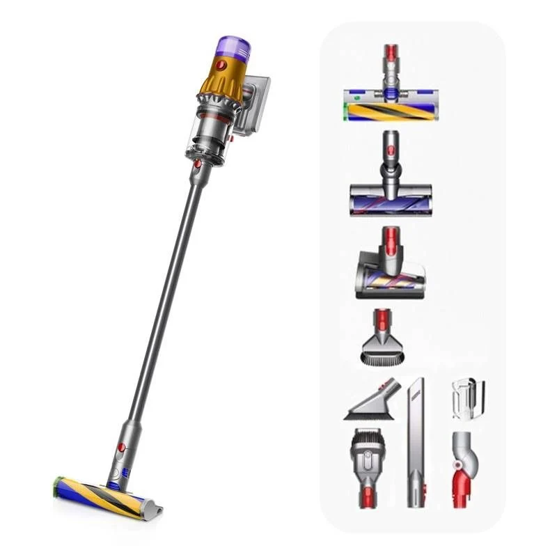 Dyson Aspirapolvere V12 Detect Slim Absolute Nichel Giallo