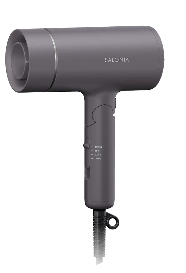 SALONIA Glossy Care Hair Dryer Gray SAL23210GR Japan Model AC100V