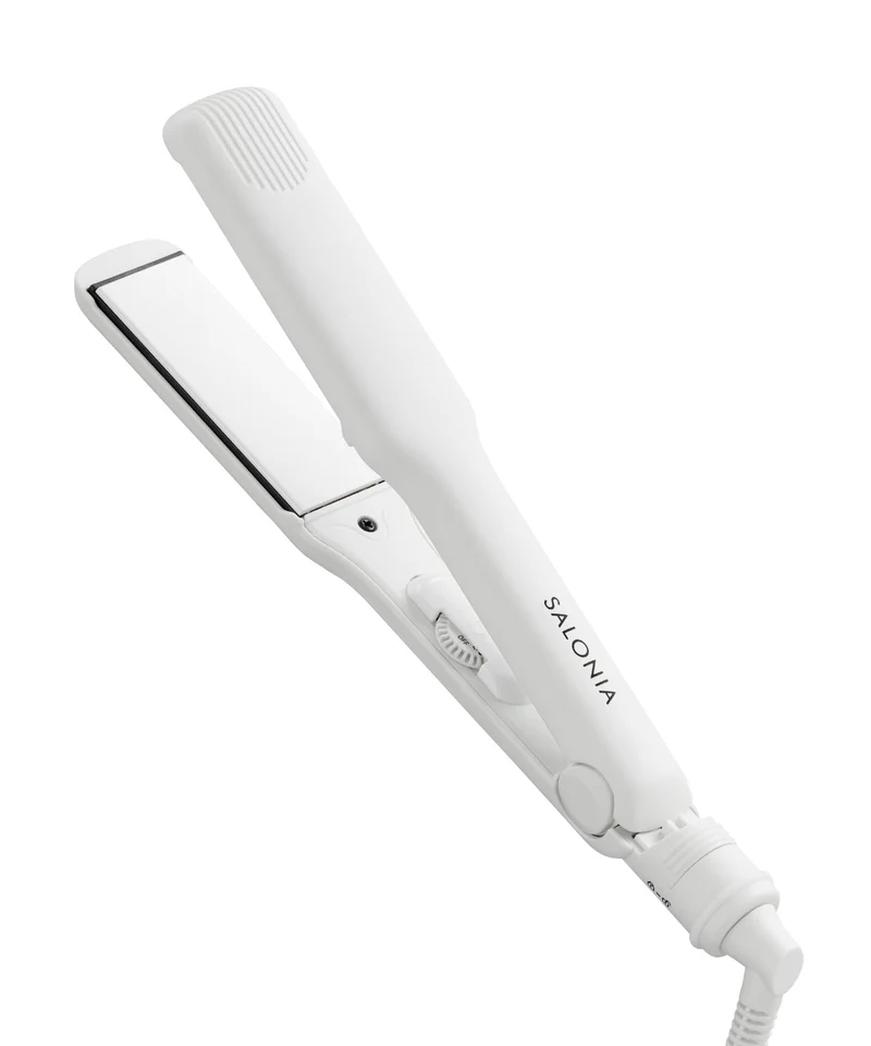 SALONIA Straight Hair Iron 35mm White SL-004SW AC100-240V