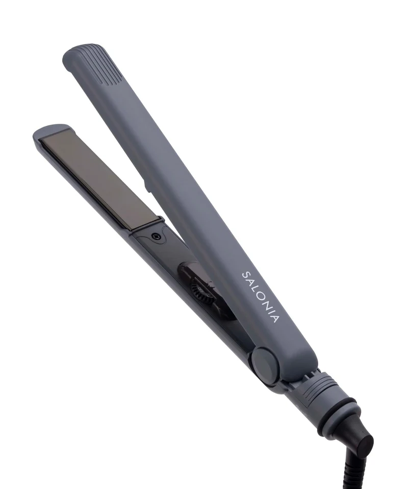 SALONIA Straight Hair Iron 24mm Gray SL-004SGR AC100-240V