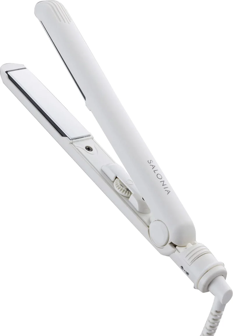 SALONIA Mini Hair Straightener 20mm White SL-010SW AC100-240V